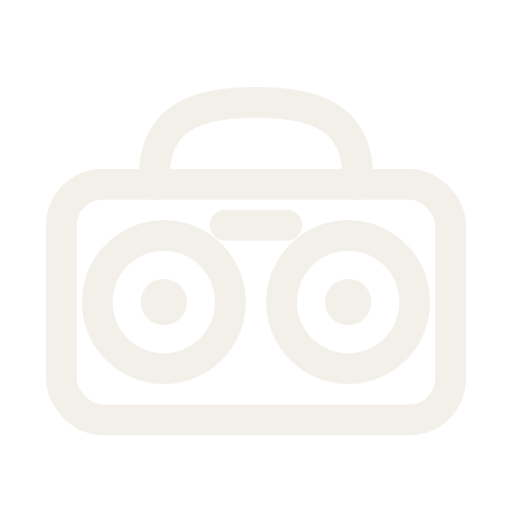 icon good vibes boombox